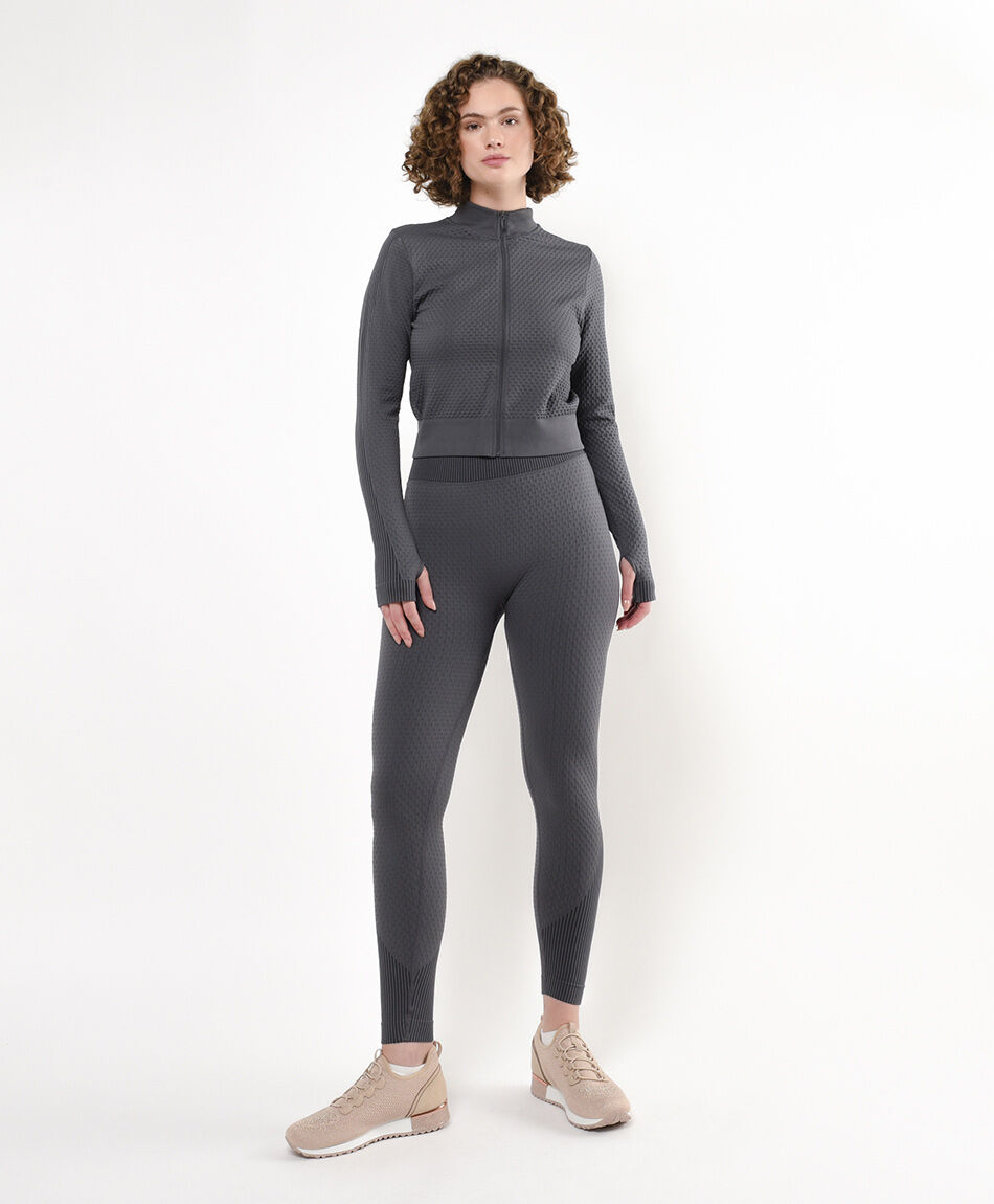 Buzo deportivo mujer seamless crop
