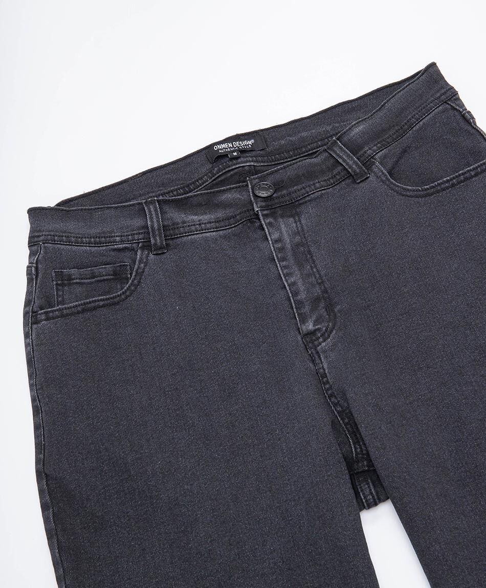 Short hombre denim negro