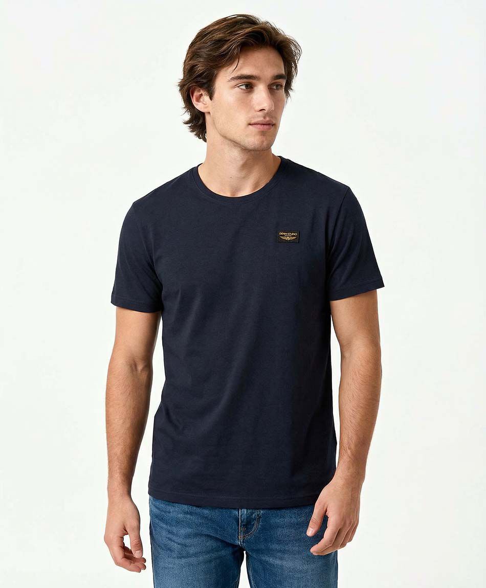 Remera hombre lisa denim studio