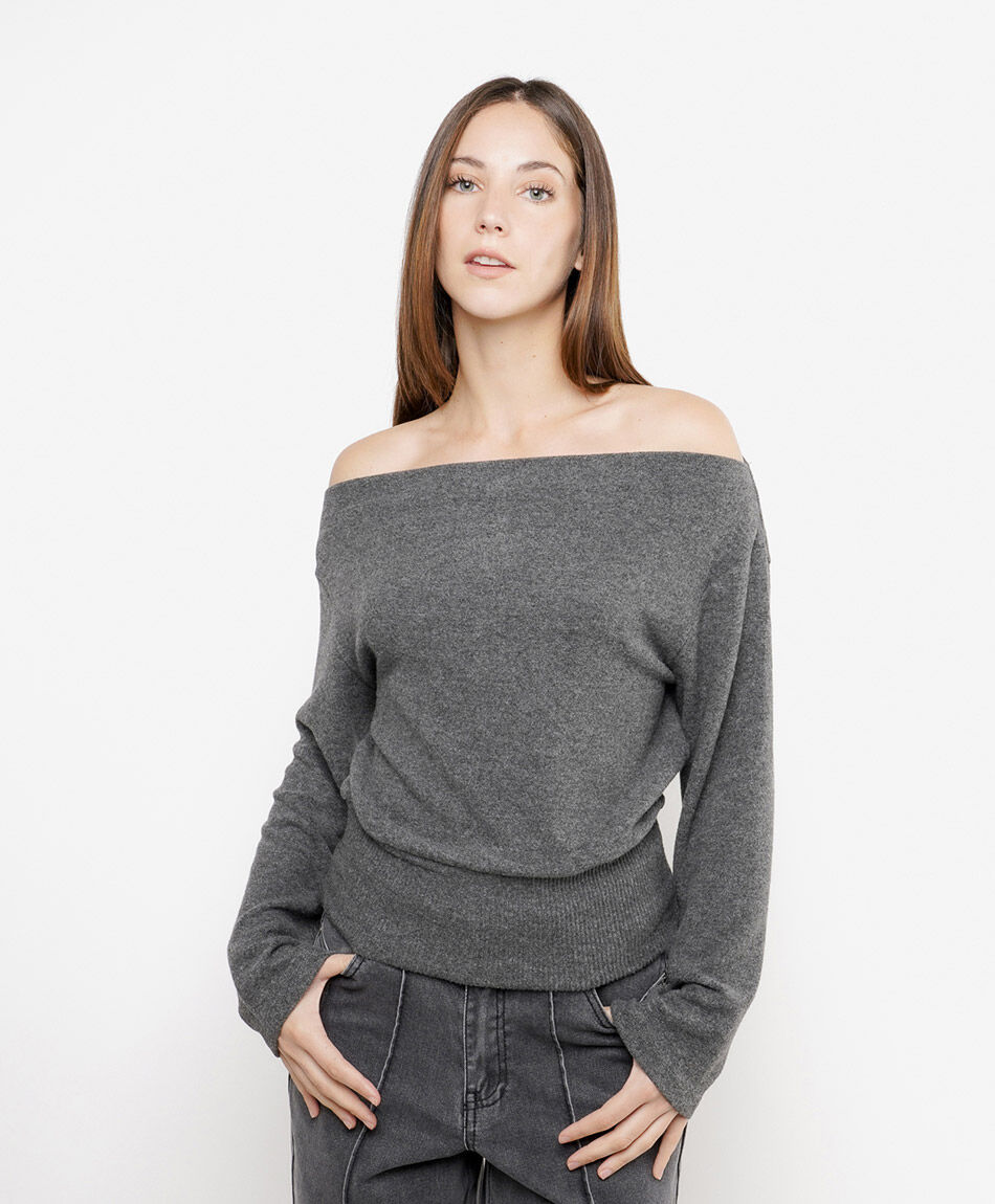 Remera mujer sin hombros
