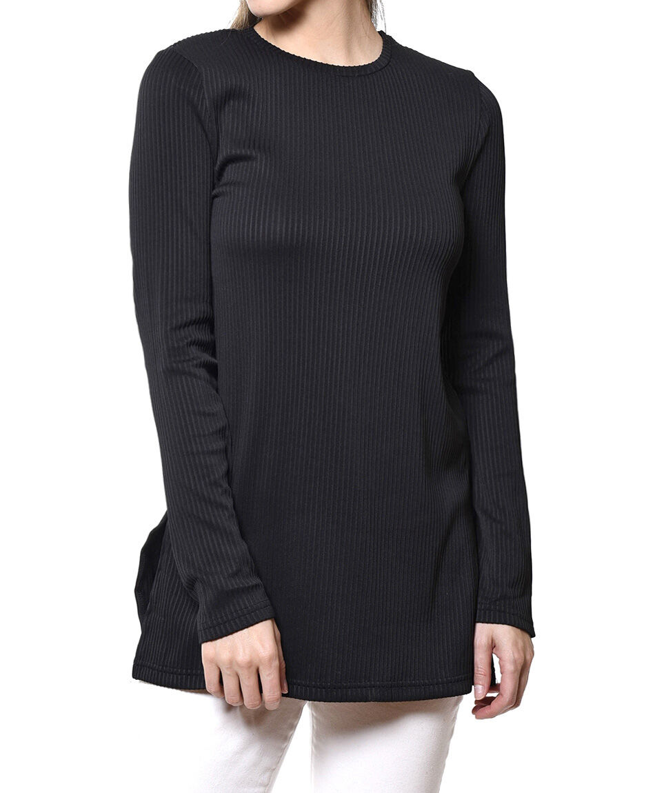 Polera tela corrugada