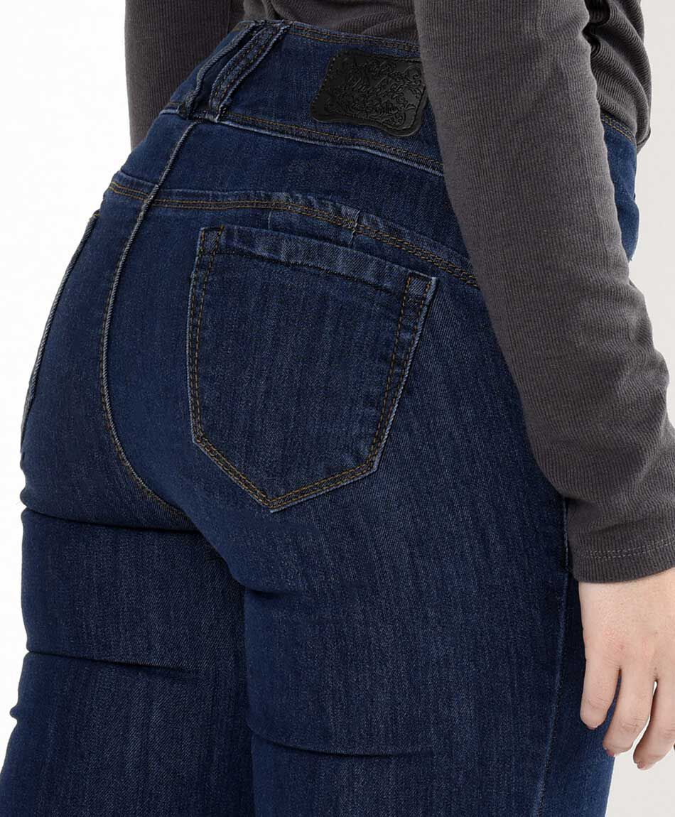 Jeans mujer tiro alto push up