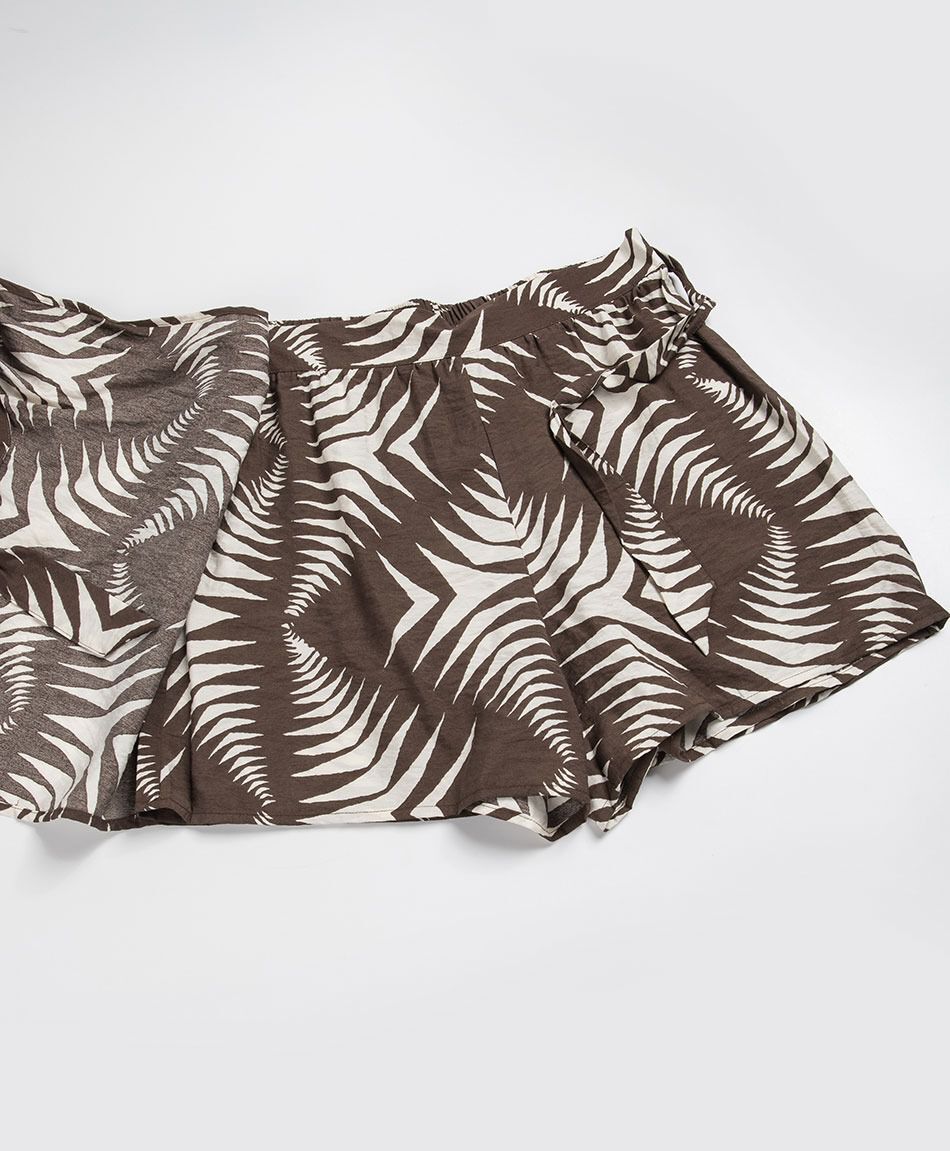 Mini pollera mujer short pareo