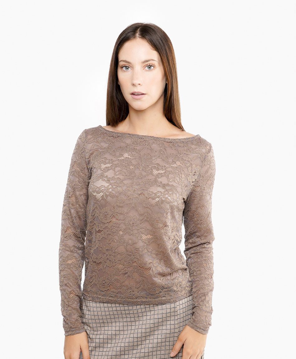 Remera mujer lace spandex