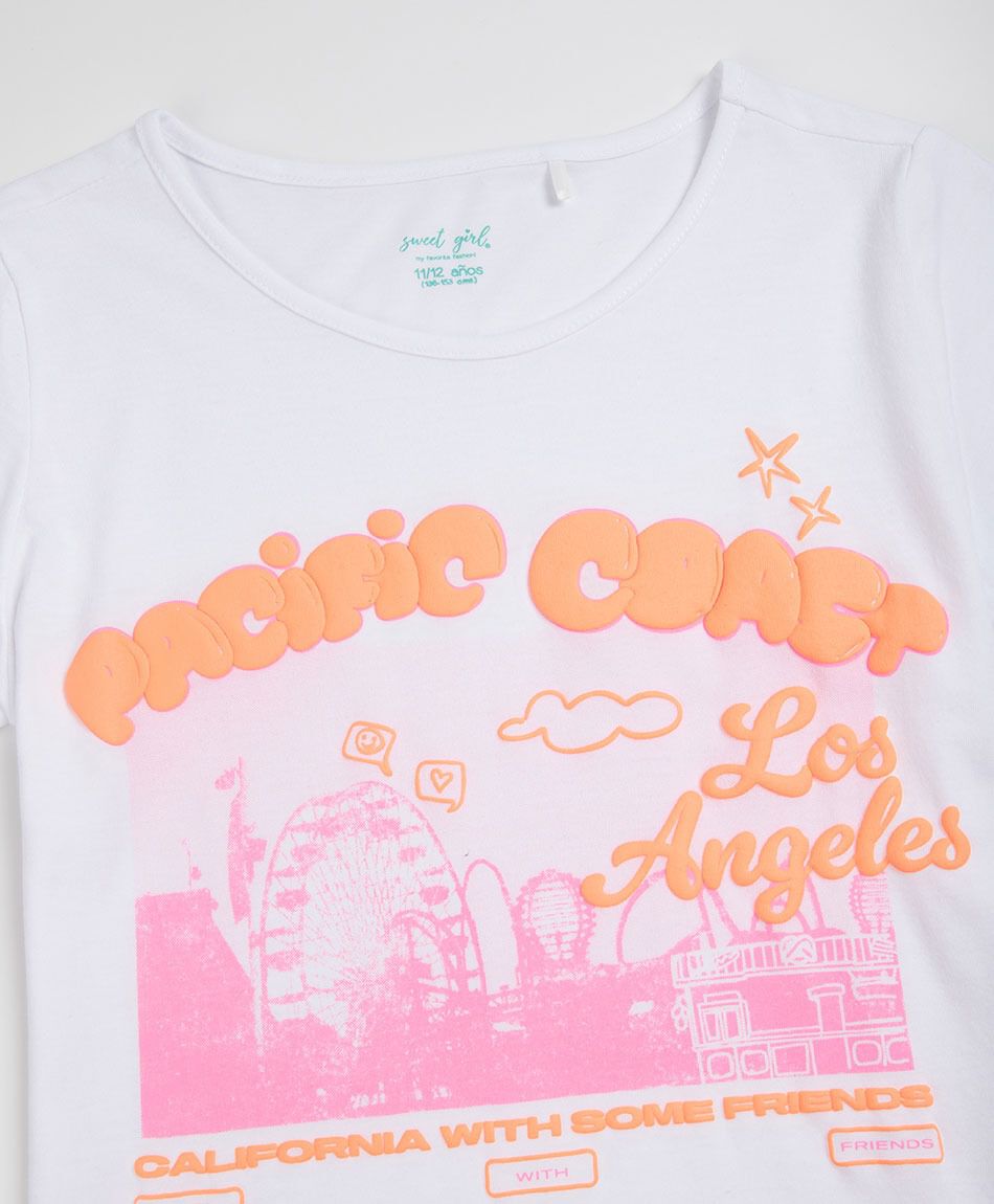 Remera nina pacific coast