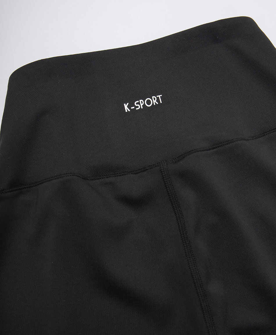 Calza deportiva mujer acampanada black