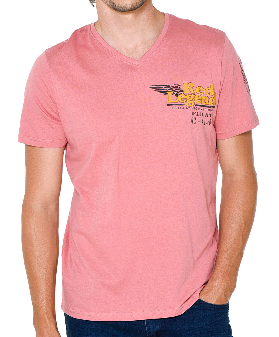 Polera lisa cuello v