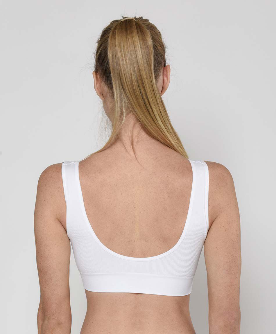 Top mujer seamless acanalado