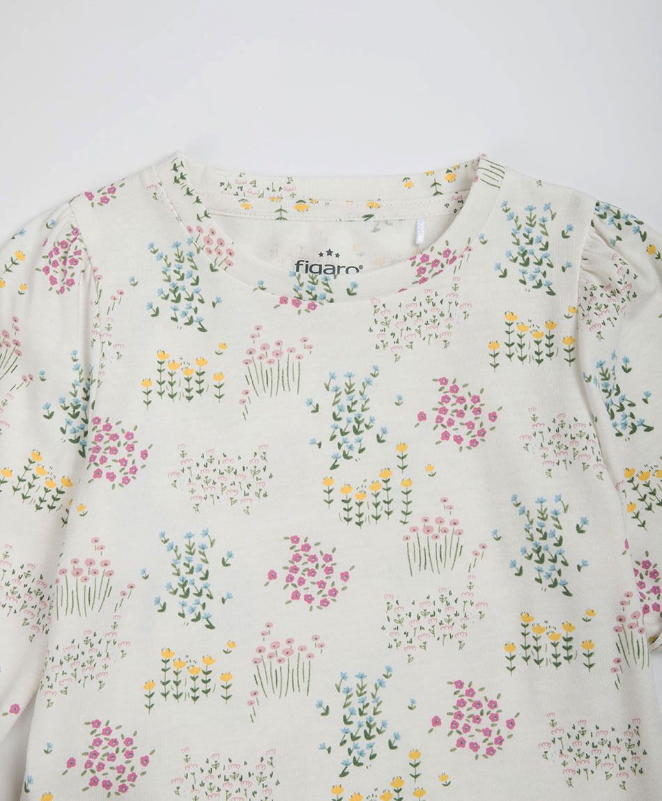 Remera beb&eacute; print florcitas