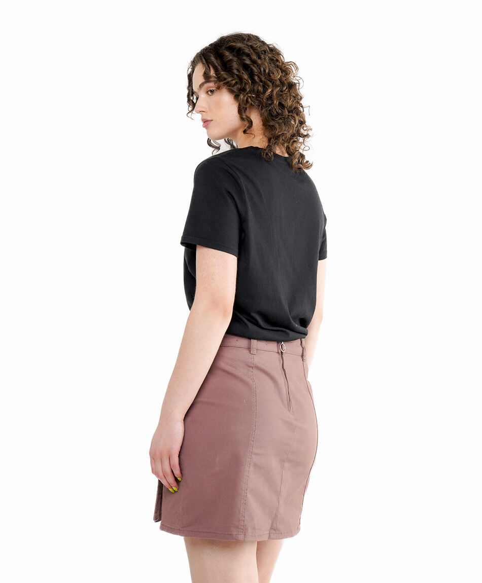 Mini pollera mujer cargo