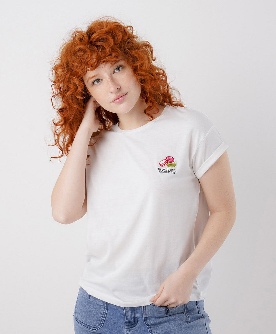 Remera mujer macaroons