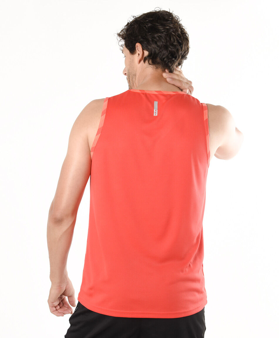 Polera deportiva hombre bloques sin mangas