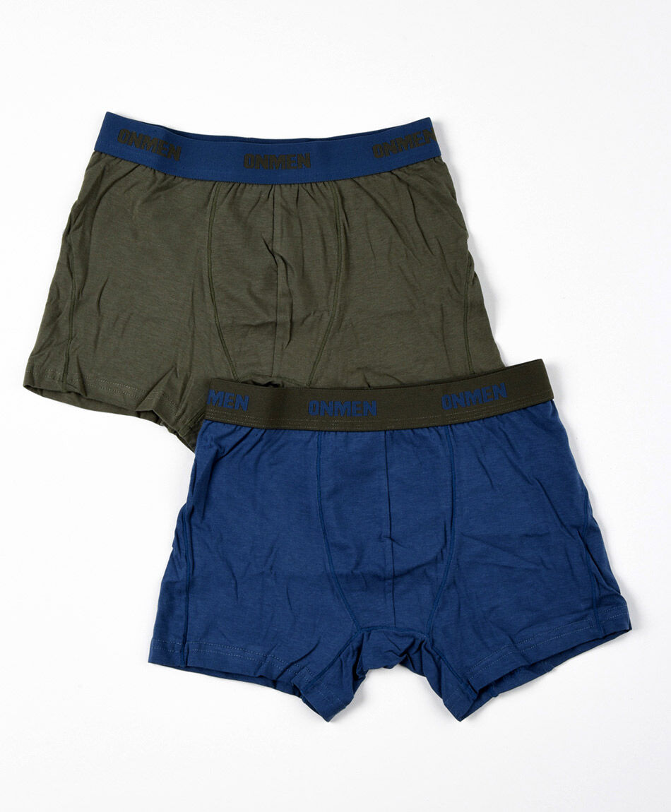 Pack 2 boxer hombre lisos