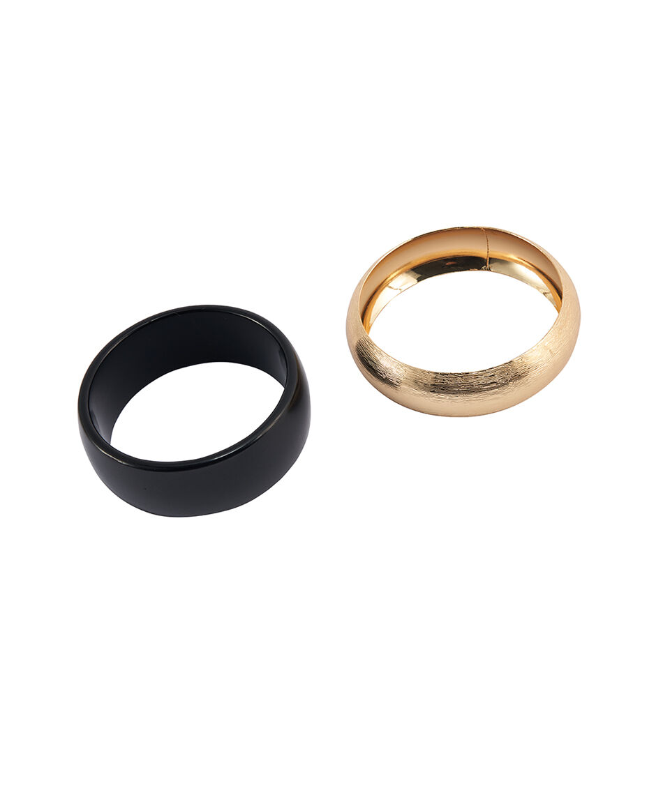 Pulsera mujer gold and black