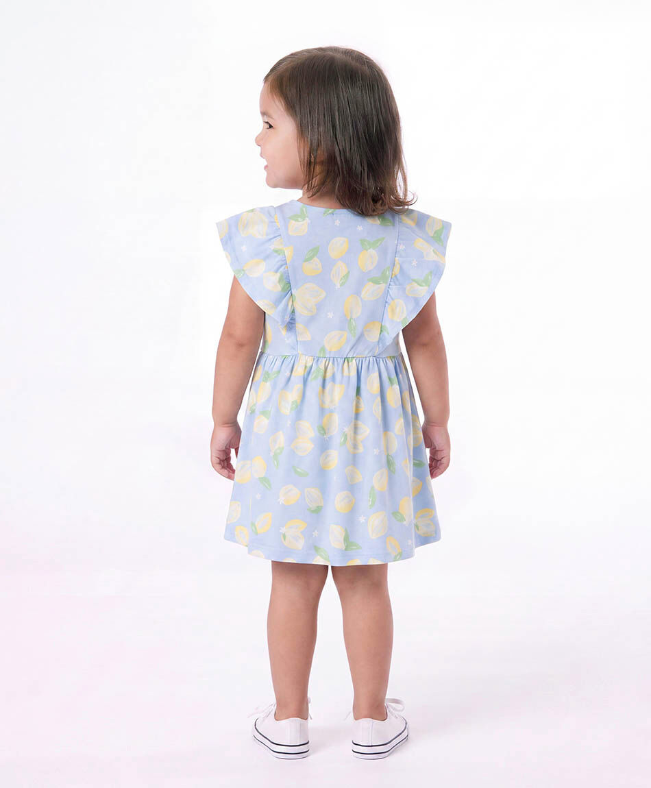 Vestido beb&eacute; limones