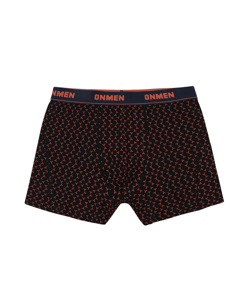 Pack 2 boxer hombre dise&ntilde;o estampado liso