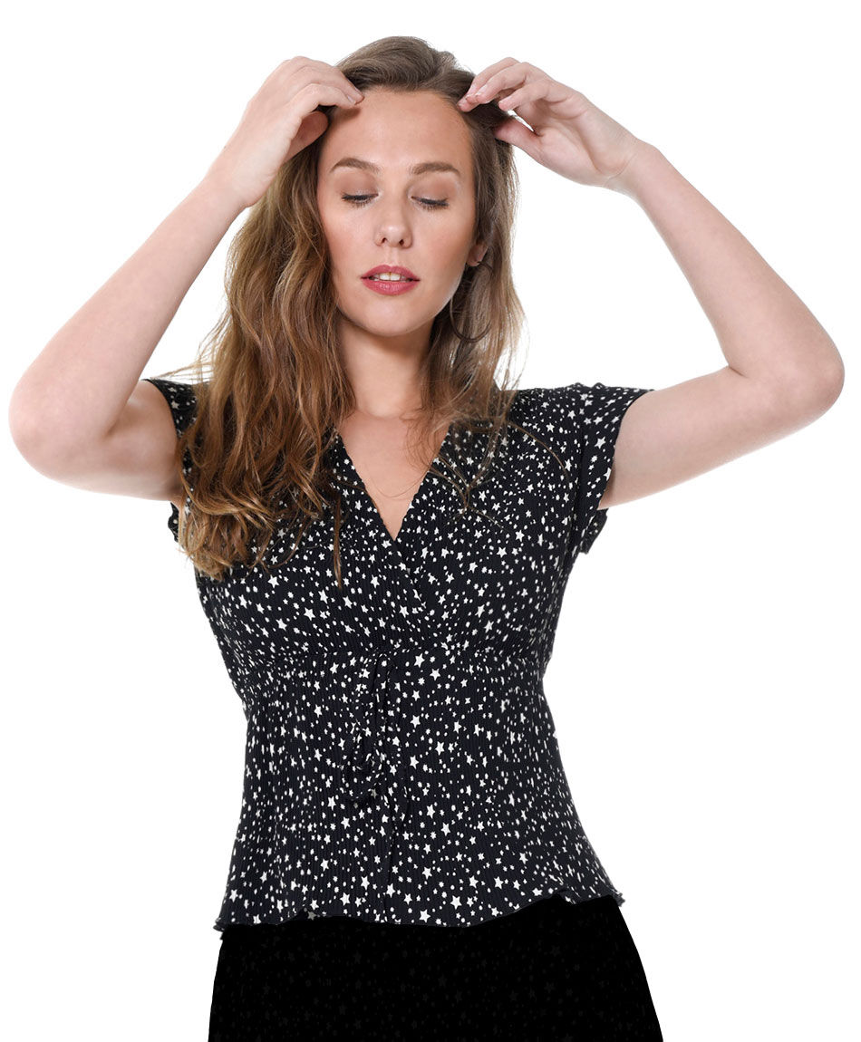 Blusa manga kimono