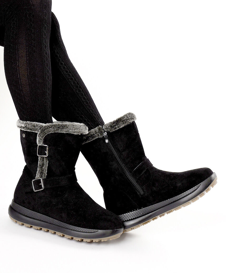 Bota mujer doble hebilla