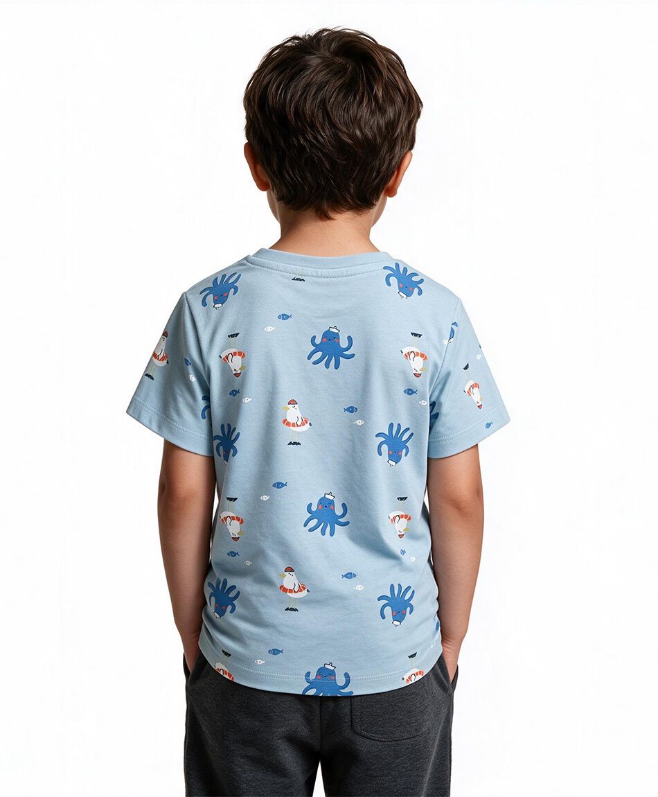 Remera beb&eacute; pulpos