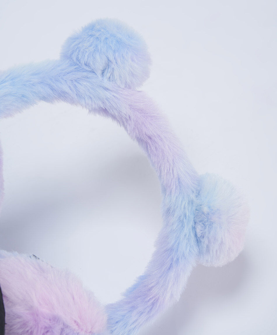 Orejera ni&ntilde;a dise&ntilde;o purpura