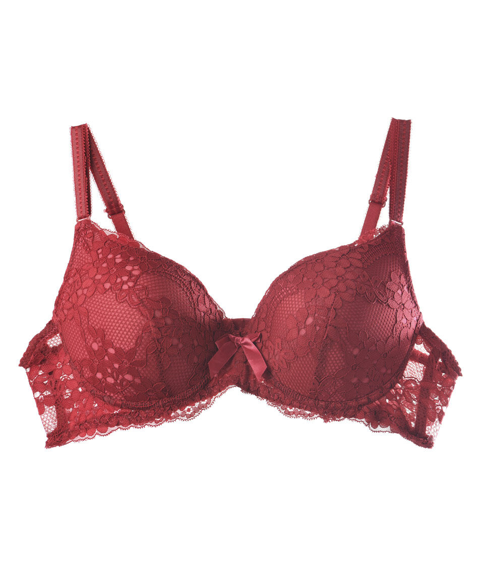 Corpi&ntilde;o&nbsp;mujer encajes rojo