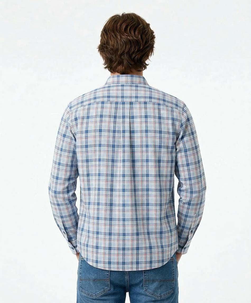 Camisa hombre cuadrill&eacute;