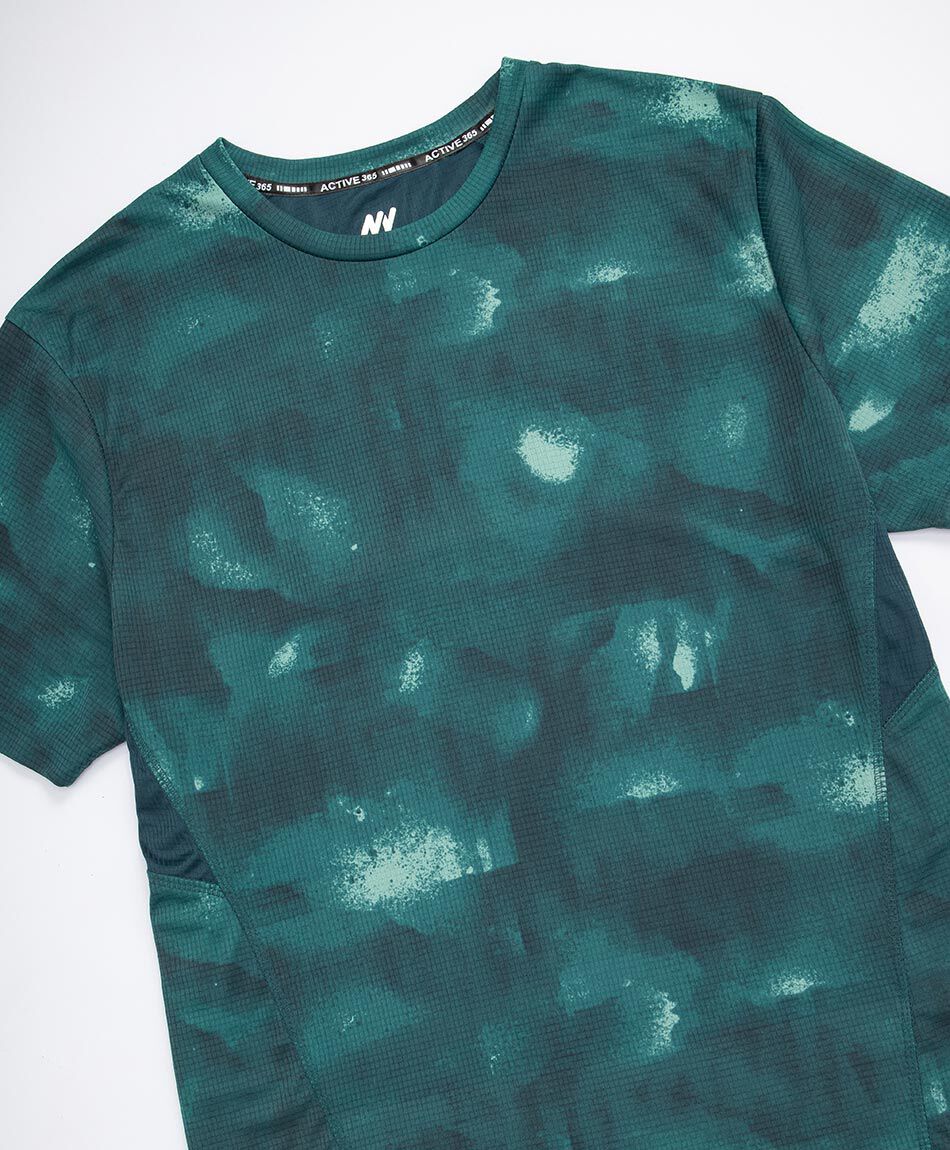 Remera deportiva hombre contrase green