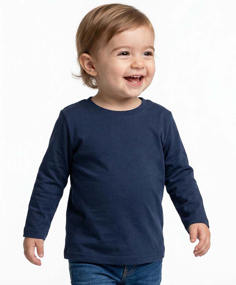 Remera beb&eacute; b&aacute;sica manga larga