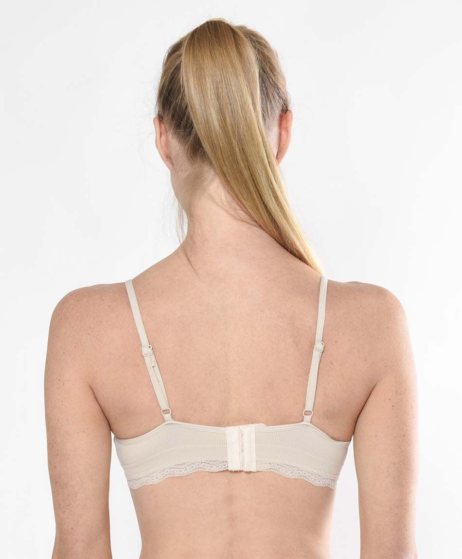 Bralette mujer seamless acanalado