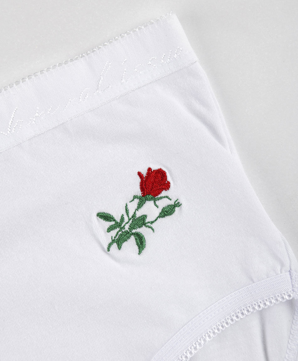 Bombacha mujer bordado flor