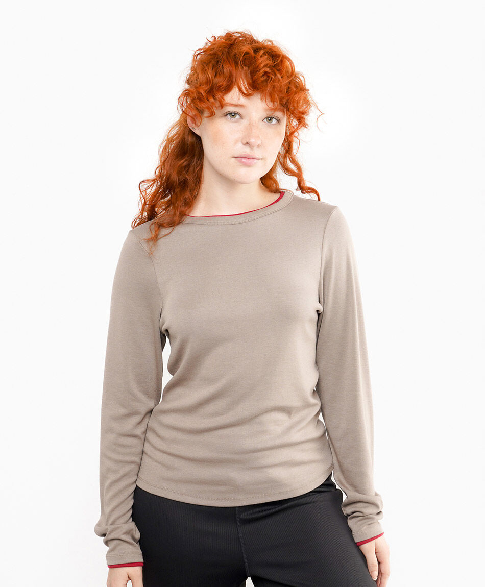 Remera mujer lisa b&aacute;sica