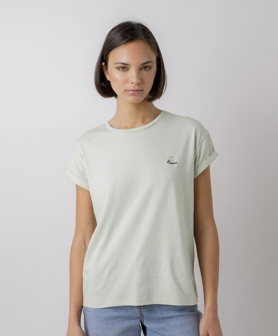 Remera mujer iced matcha