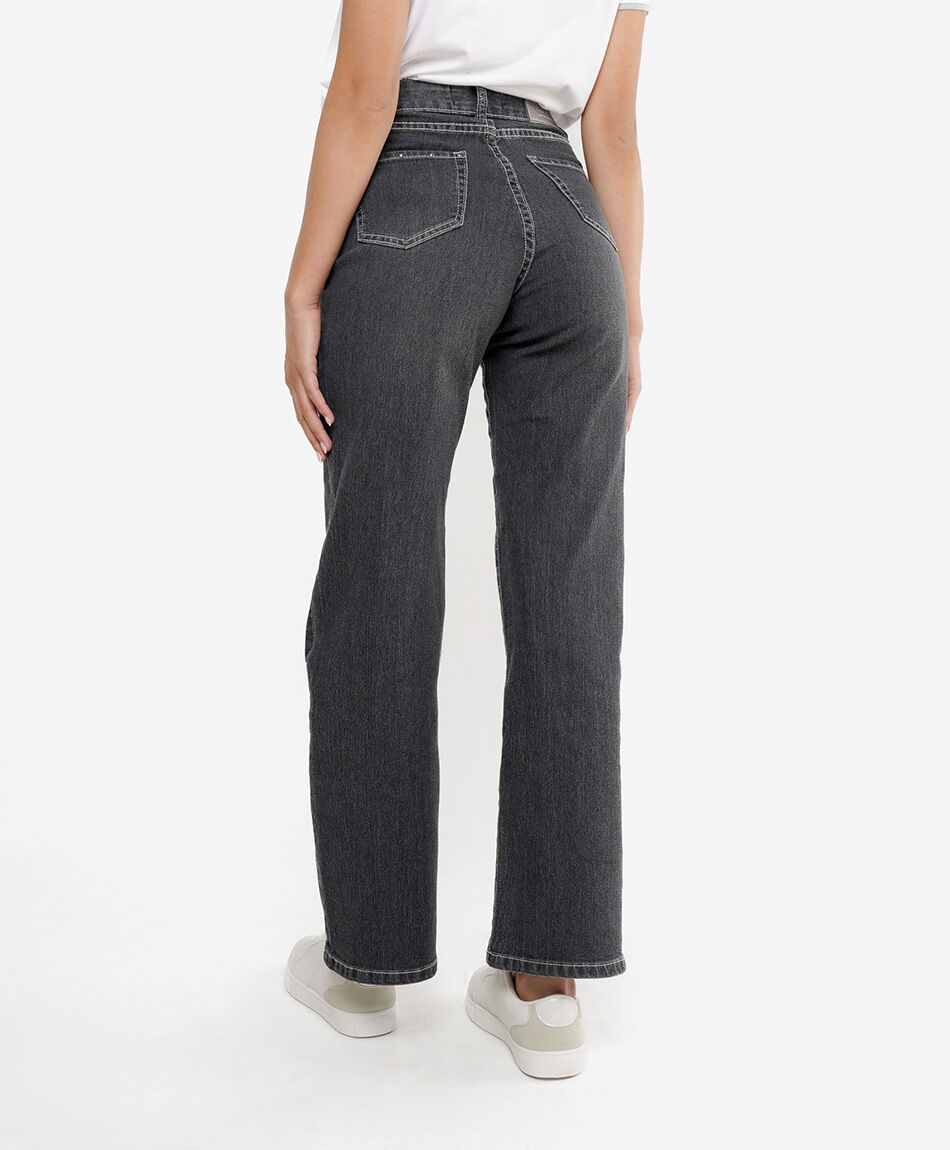 Jeans mujer tachas frontales