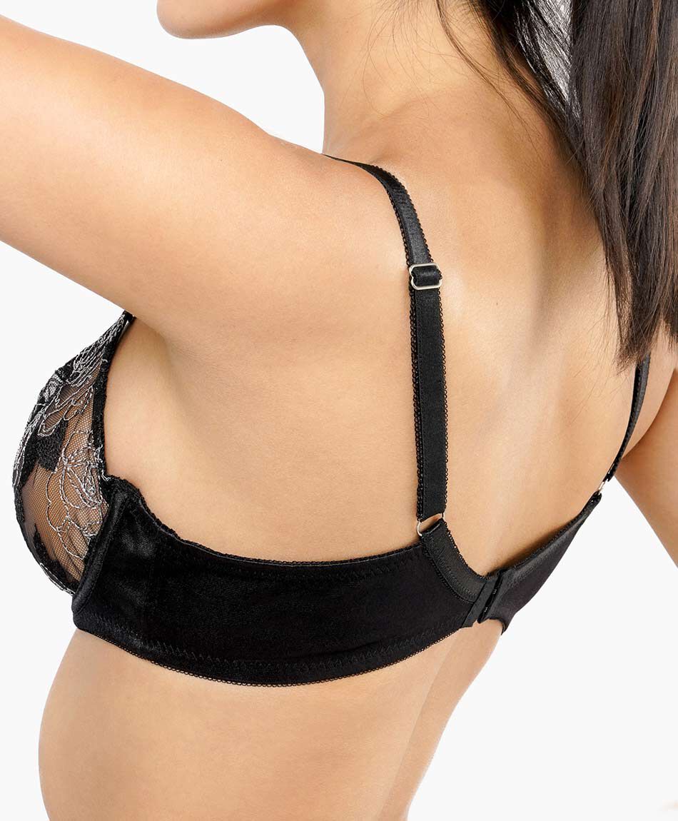 Corpi&ntilde;o mujer rosas bordadas