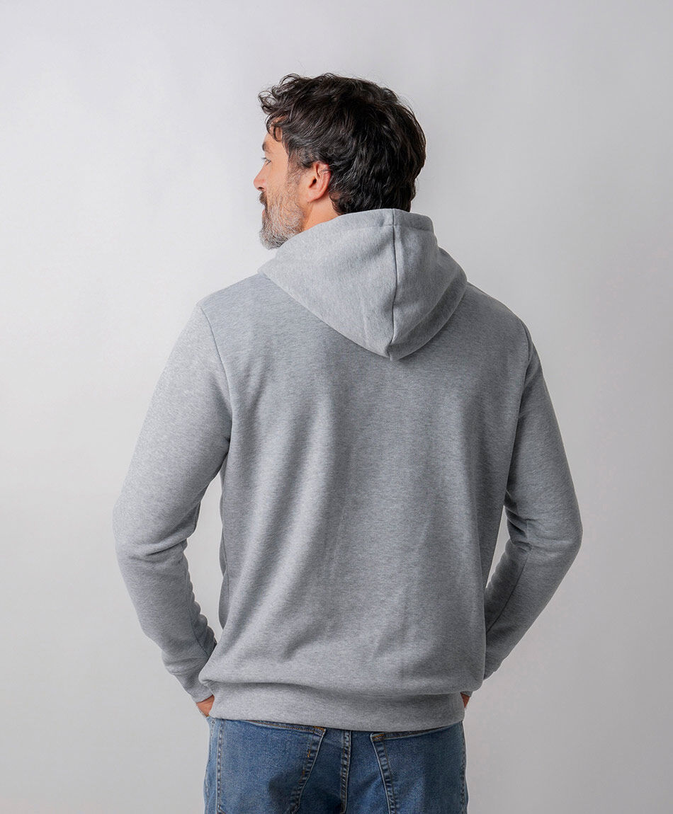 Buzo hombre liso grey