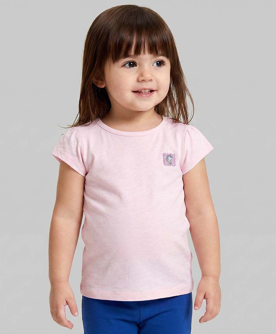 Remera beb&eacute; b&aacute;sica rosa