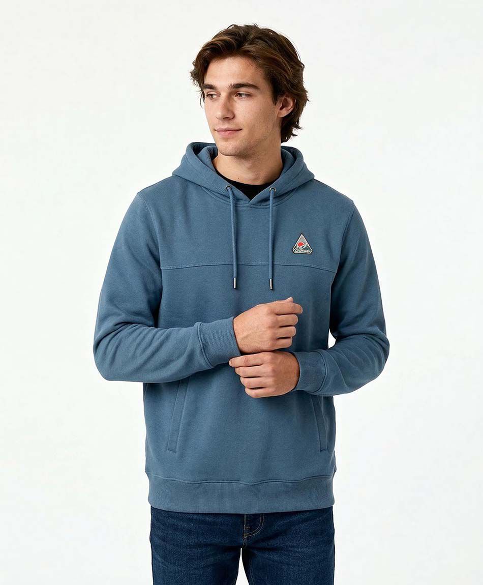 Buzo hombre parche colorado