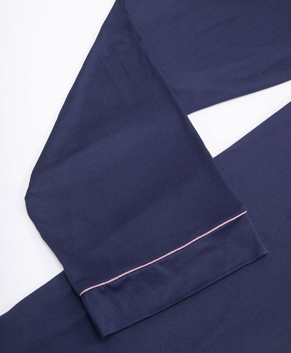 Pijama mujer camisero azul oscuro