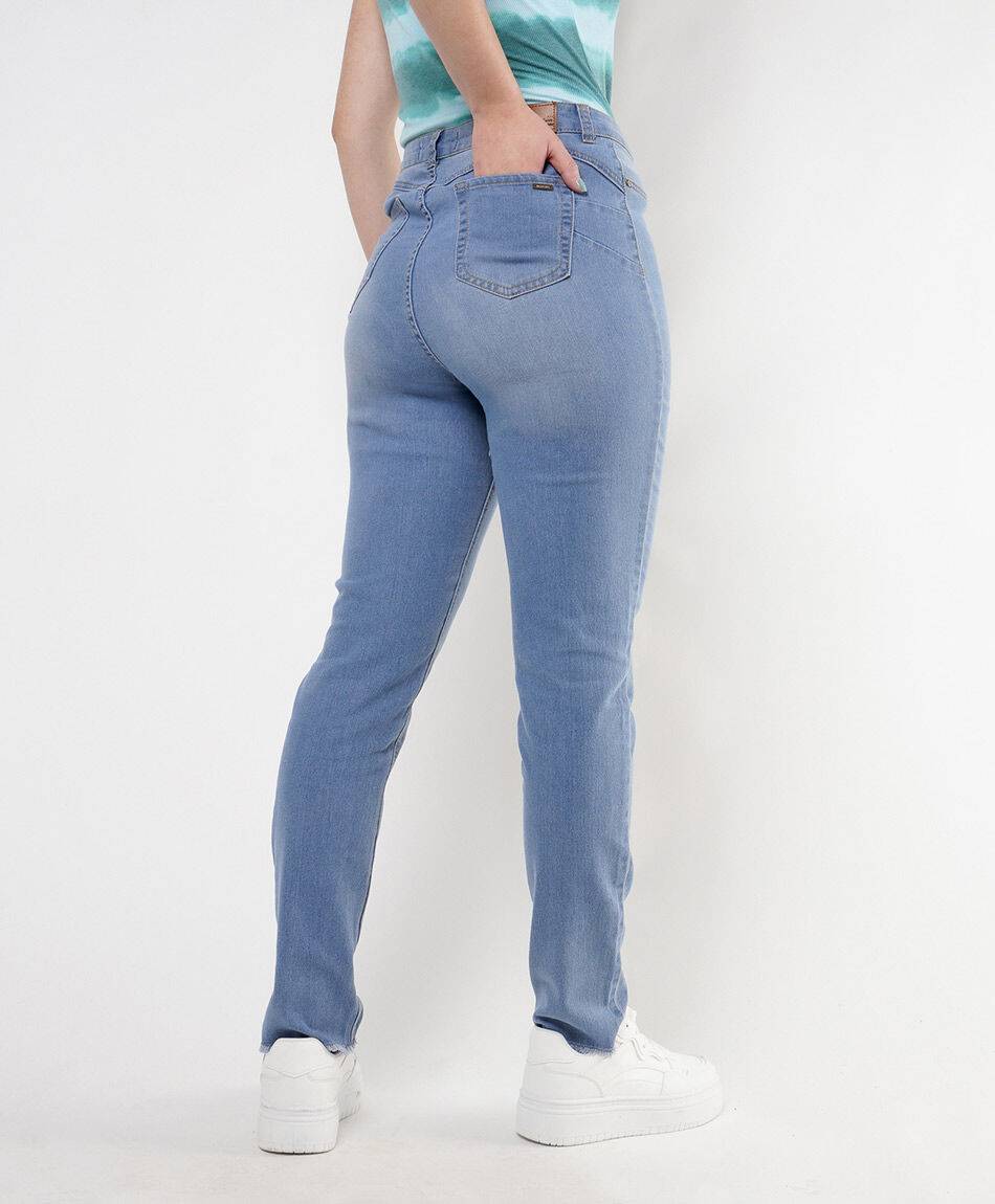 Jeans mujer claro skinny fit