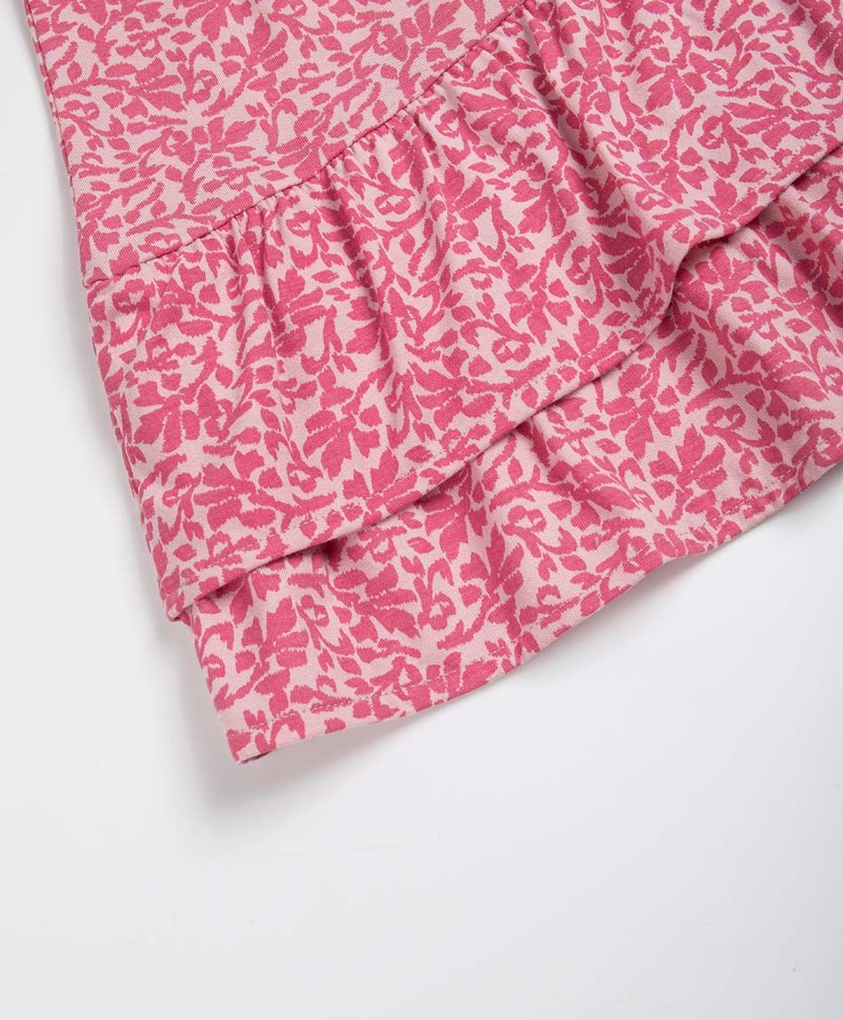 Falda ni&ntilde;a print florcitas