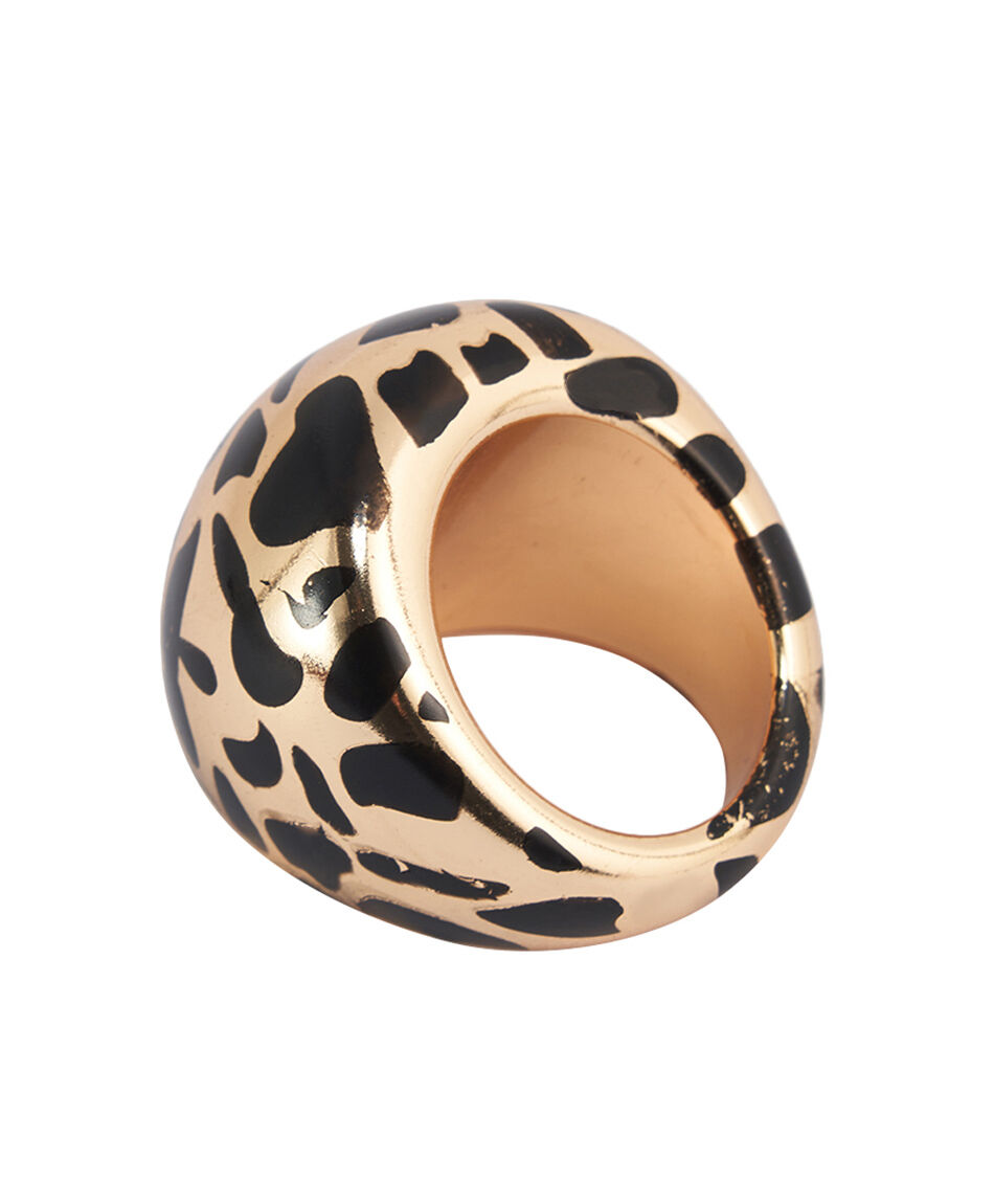 Anillo mujer animal print