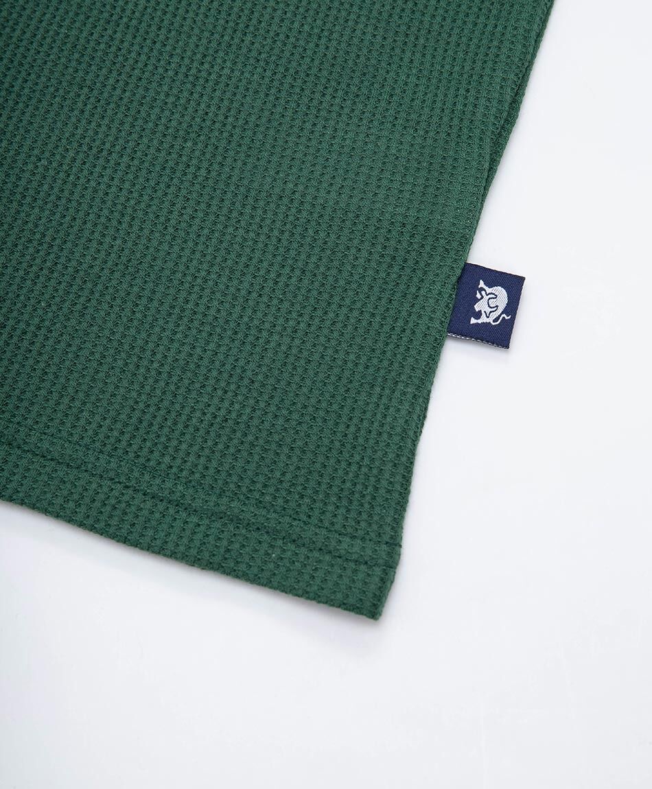 Remera hombre waffle verde