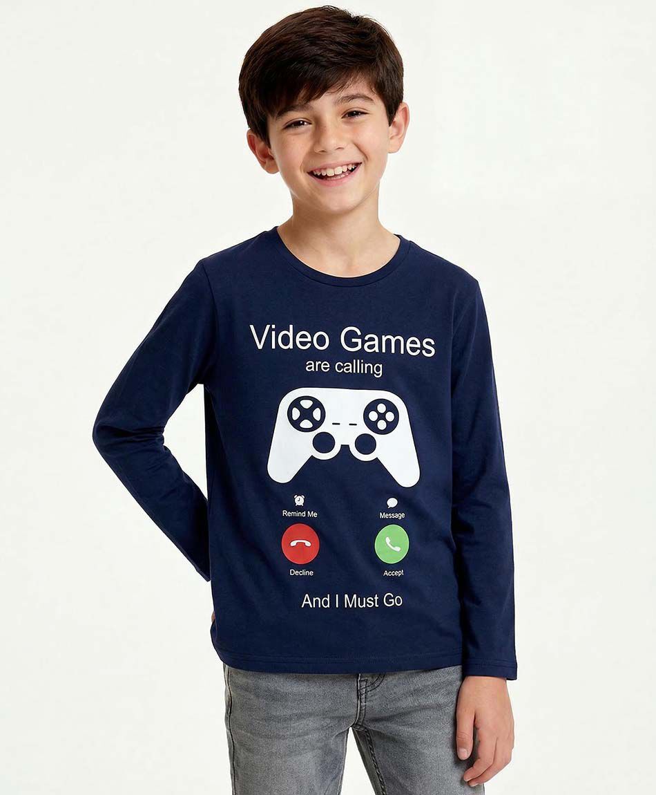 Remera ni&ntilde;o video games