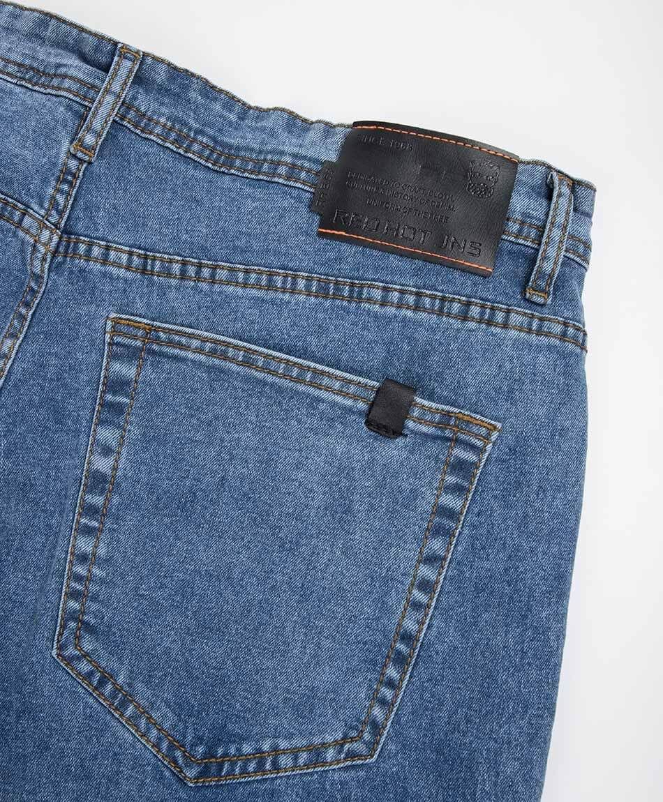 Jeans hombre straight azul
