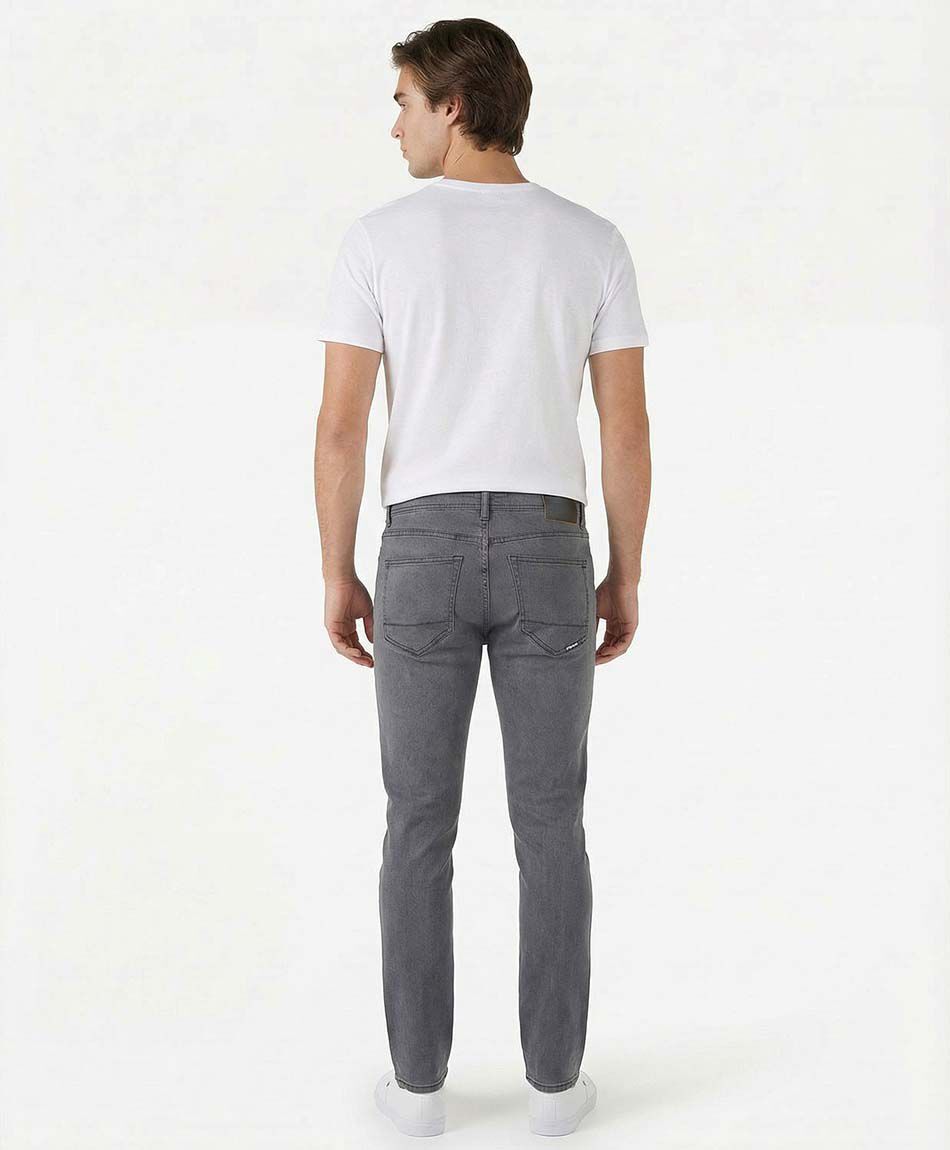 Jeans hombre gris skinny