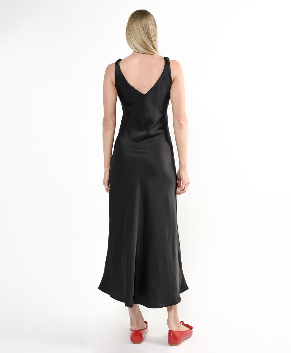 Vestido mujer dise&ntilde;o sat&eacute;n