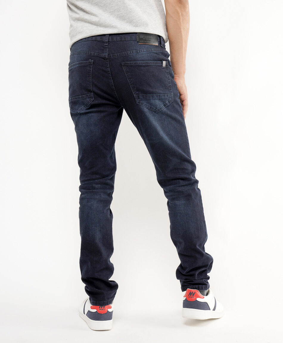 Jeans hombre dark blue skinny fit