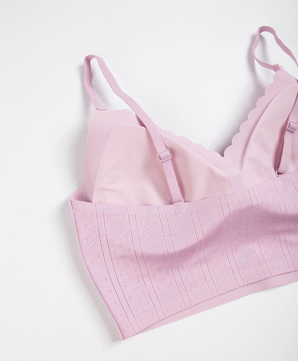 Bralette mujer seamless jacquard
