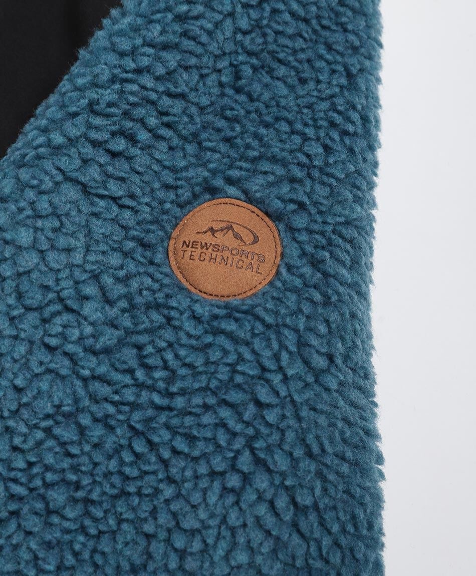 Campera deportiva hombre bicolor