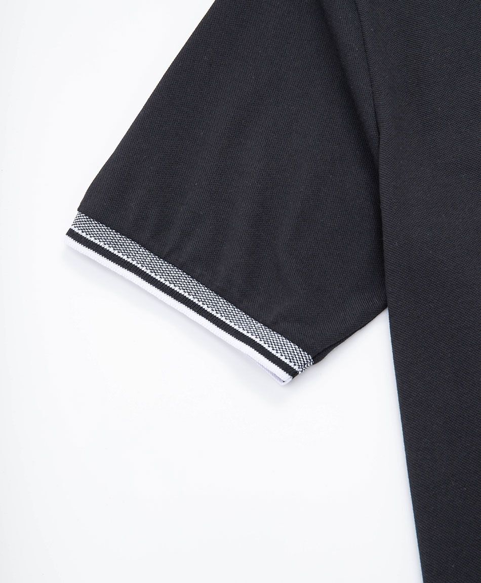 Remera hombre polo negra